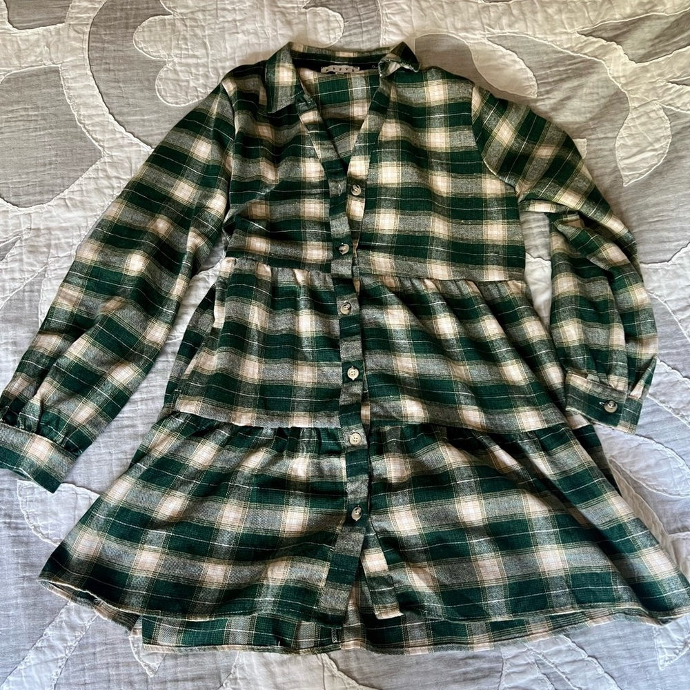 Plaid Dress Longsleeve